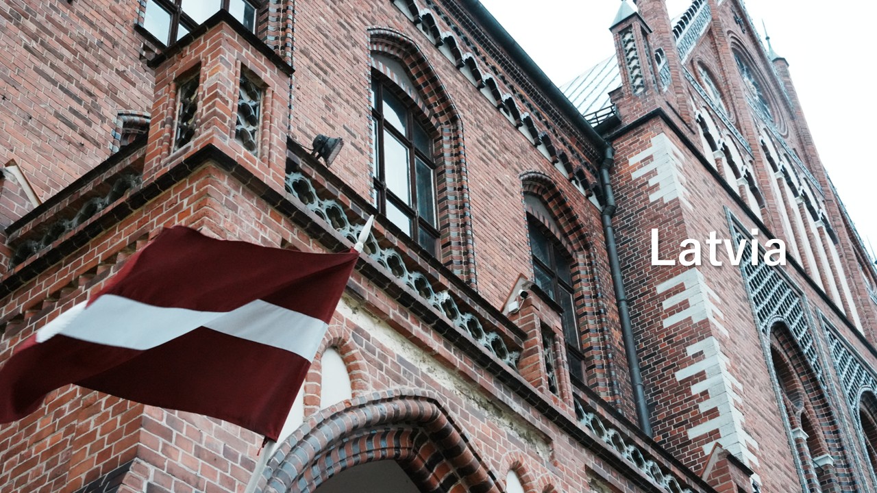 ラトビアの冬を楽しむ午後